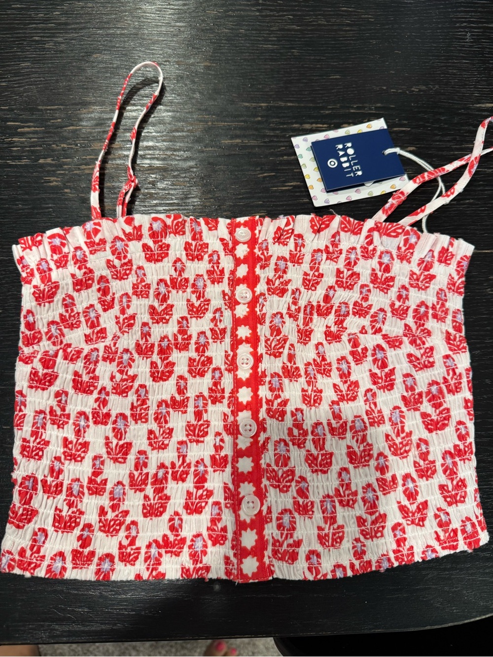 NWT Target x Roller Rabbit smocked top